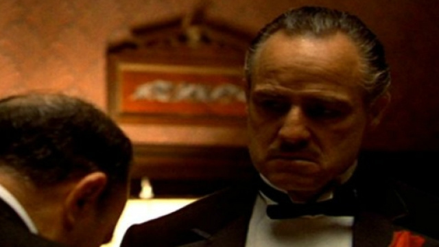 Inchino mafioso nel film Il Padrino