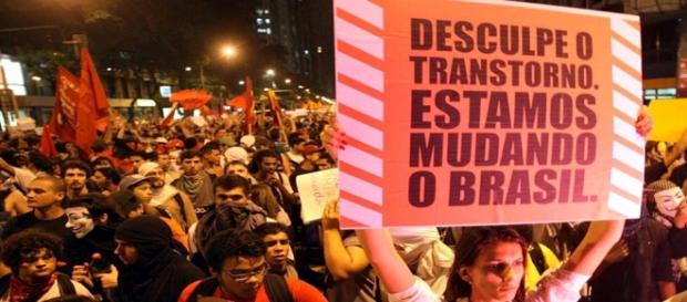 Manifestação nas ruas do Brasil Manifestação nas ruas do Brasil