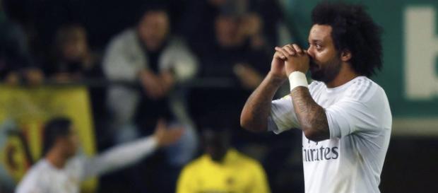 Marcelo, que se marchó lesionado, se lamenta Marcelo, que se marchó lesionado, se lamenta