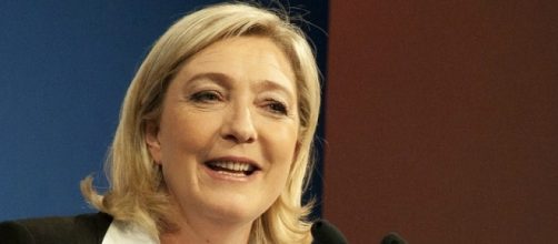 Alla guida del Front National, Marine Le Pen.