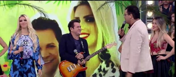 Ximbinha no Domingo Show (Reprodução/Record) Ximbinha no Domingo Show (Reprodução/Record)