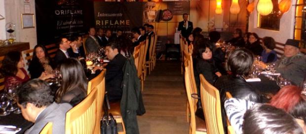 Cena de fin de año Oriflame para prensa Cena de fin de año Oriflame para prensa