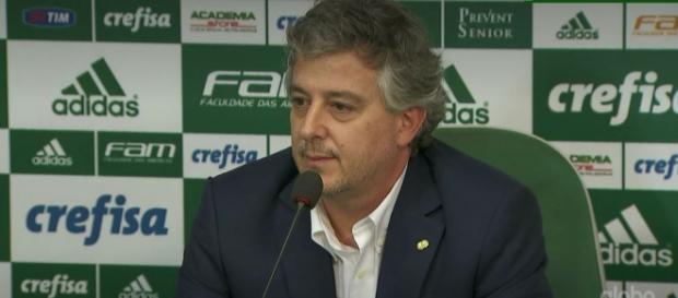 Paulo Nobre, presidente do Alviverde. Paulo Nobre, presidente do Alviverde.