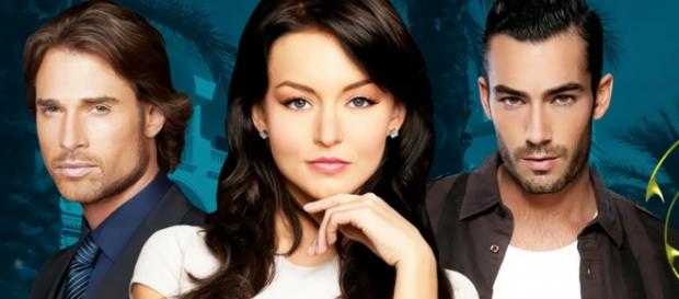 Sebastián Rulli, Angelique Boyer e Aarón Díaz. Sebastián Rulli, Angelique Boyer e Aarón Díaz.