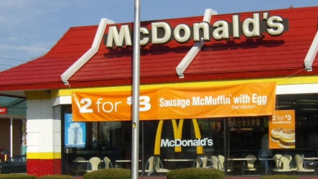 Un ristorante di McDonalds in Europa