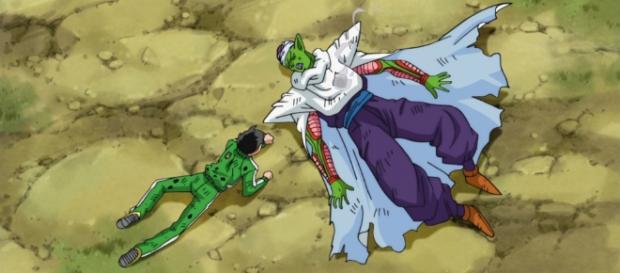 Gohan y Piccolo malheridos en el capitulo 22 Gohan y Piccolo malheridos en el capitulo 22