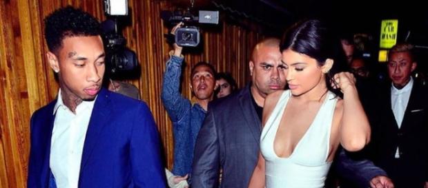 Kylie Jenner gemeinsam mit ihrem Freund Tyga Kylie Jenner gemeinsam mit ihrem Freund Tyga