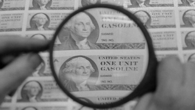 Buoni benzina statunitensi emessi nel 1973