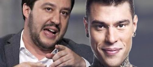 Matteo Salvini e il rapper Fedez