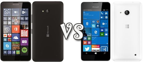 Microsoft: Lumia 640 vs Lumia 550