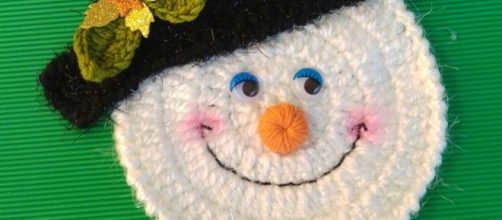 Muñeco de Nieve tejido a crochet