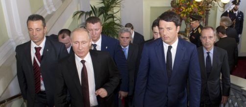 Renzi e Putin in un recente incontro