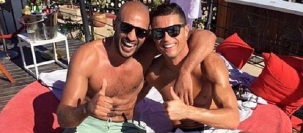 Cristiano Ronaldo e seu grande "amigo" marroquino Cristiano Ronaldo e seu grande "amigo" marroquino