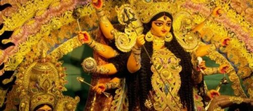 Durga, uma das deusas mais celebradas no Hinduísmo