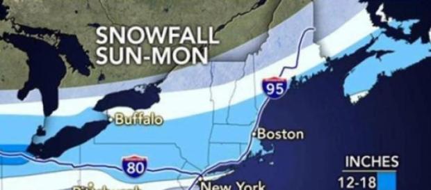 The East Coast Weather Map The East Coast Weather Map