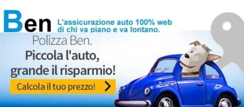 Ben assicura l'auto online: risparmi e costi bassi