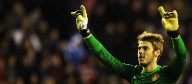 David De Gea é pretendido pelo Real Madrid. David De Gea é pretendido pelo Real Madrid.