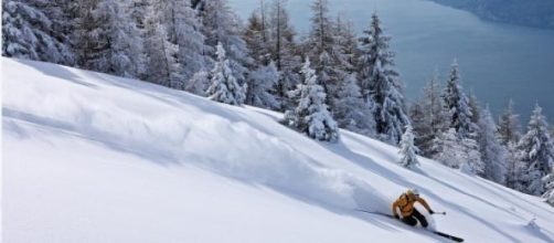 scendere su questa neve è il sogno degli sciatori