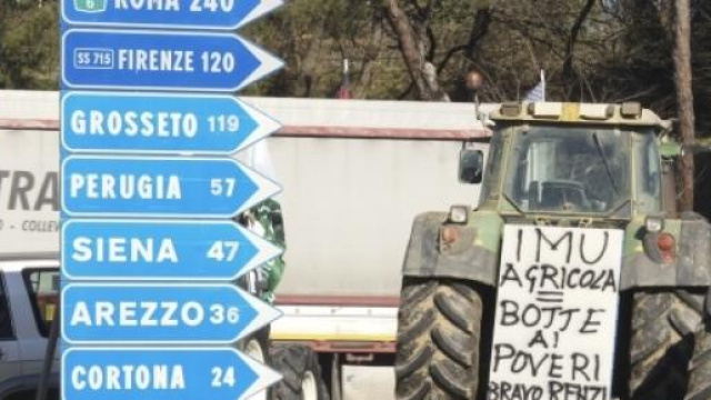 Mobilitazione agricoltori Imu agricola.