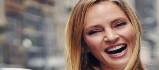 La actriz de 44 años Uma Thurman La actriz de 44 años Uma Thurman