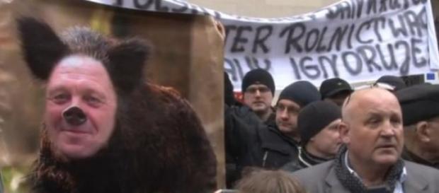 Protesty rolników w Warszawie Protesty rolników w Warszawie