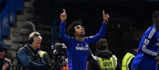 Willian scored the winner in the 89th minute Willian scored the winner in the 89th minute