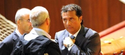 Francesco Schettino al tribynale di Grosseto