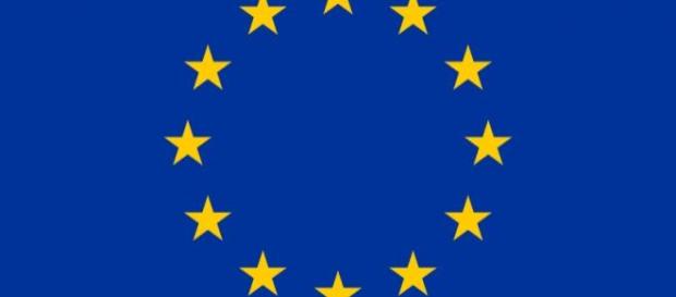 Fahne der Europäischen Union. Fahne der Europäischen Union.