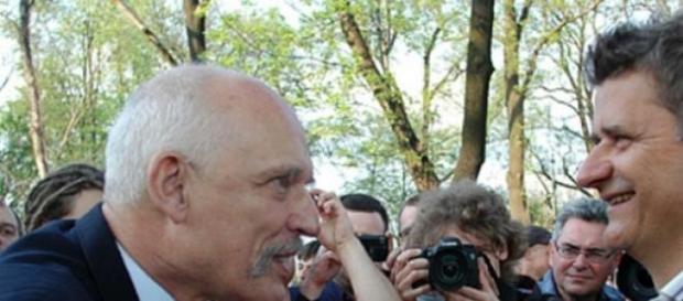 Janusz Korwin-Mikke i Janusz Palikot Janusz Korwin-Mikke i Janusz Palikot