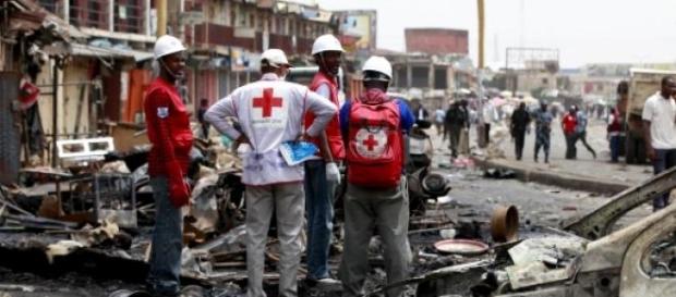 Le village de Baga a été incendié. Le village de Baga a été incendié.