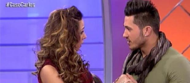Steisy con Juan Carlos, su ex pretendiente Steisy con Juan Carlos, su ex pretendiente