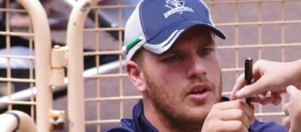 Aaron Finch made 135 after being dropped on nought Aaron Finch made 135 after being dropped on nought