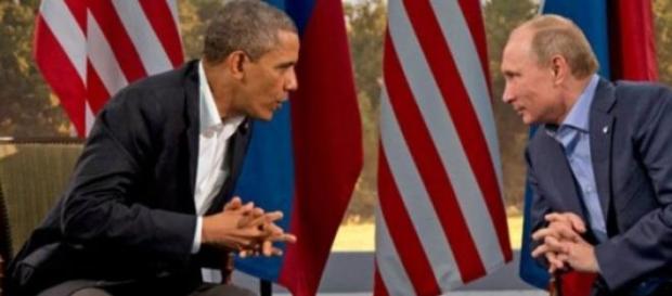Obama si Putin , cei mai puternici pamanteni Obama si Putin , cei mai puternici pamanteni