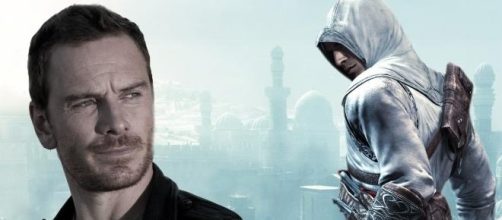 El actor Michael Fassbender y Desmond (Assassin´s)