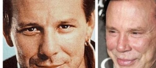 Mickey Rourke prima e dopo (Foto:Bigodino.it)