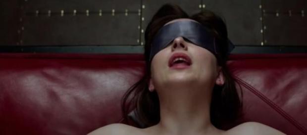 Cinquanta sfumature di grigio, una scena del film Cinquanta sfumature di grigio, una scena del film