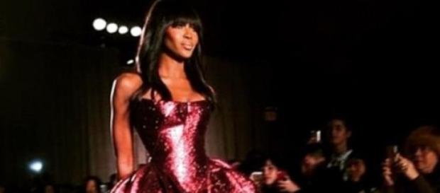 Naomi Campbell em Zac Posen - Instagram Zac Posen Naomi Campbell em Zac Posen - Instagram Zac Posen
