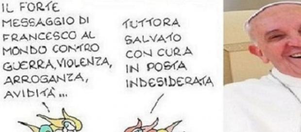 Papa Francesco e l'ironia pacifica Papa Francesco e l'ironia pacifica