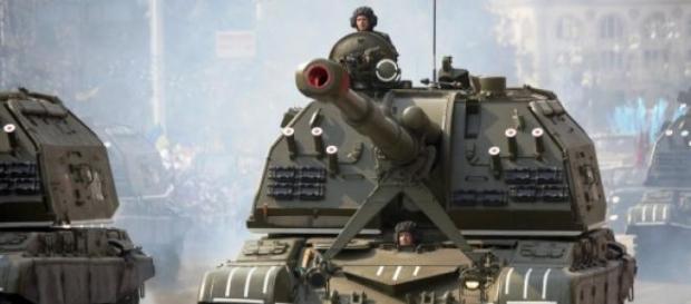 Artilharia russa utilizada pelas duas facções. Artilharia russa utilizada pelas duas facções.