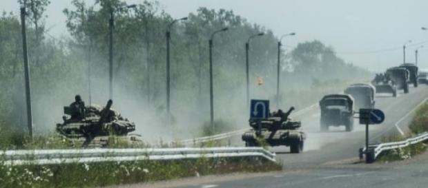 L'armée ukrainienne est sortie de Debaltseve. L'armée ukrainienne est sortie de Debaltseve.