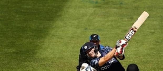 Matt Machanwas the pick of the Scottish batsmen Matt Machanwas the pick of the Scottish batsmen