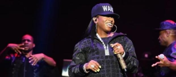 Missy Elliott, hier lors du Super Bowl. Missy Elliott, hier lors du Super Bowl.