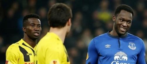  Lukaku scored his first hat-trick for Everton 