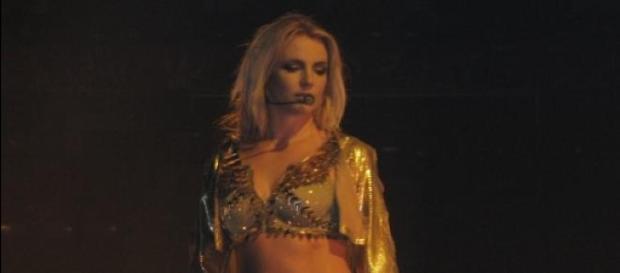 Britney Spears durante una actuación en Toronto Britney Spears durante una actuación en Toronto