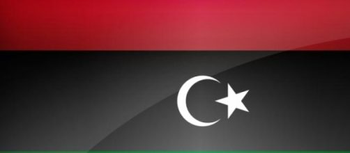 Flag of Libya that was used after Gaddafis fall