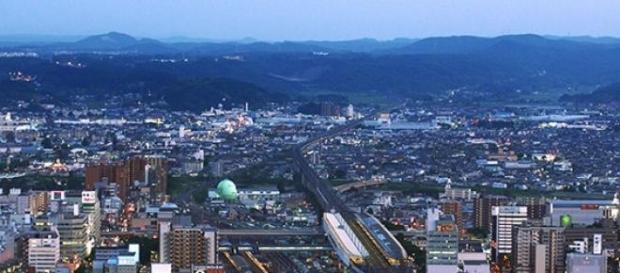 Cidade de Fukushima, no Japão Cidade de Fukushima, no Japão