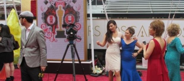 Já se vêem vestidos de gala na Passadeira Vermelha Já se vêem vestidos de gala na Passadeira Vermelha