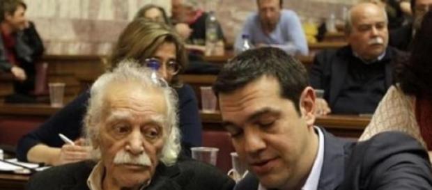 Glezos e Tsipras, prima della delusione Glezos e Tsipras, prima della delusione