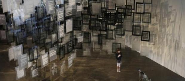 Obra de Voluspa Jarpa en la Bienal de San Pablo Obra de Voluspa Jarpa en la Bienal de San Pablo