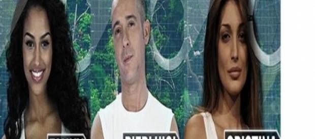 Fanny, Pierluigi e Cristina i nominati all'Isola. Fanny, Pierluigi e Cristina i nominati all'Isola.
